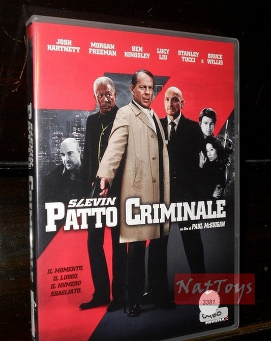 SLEVIN CRIMINAL PACT Bruce Willis Morgan Freeman Film DVD Original Video