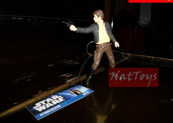 Star Wars Mini Figure HAN SOLO 8 - 10 cm Portachiavi Collezione Nuovo