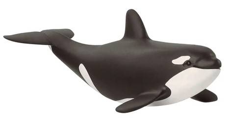 FIGURINE 3D STATUES ORCA BABY SCHLEICH SCH14836 DIE CAST