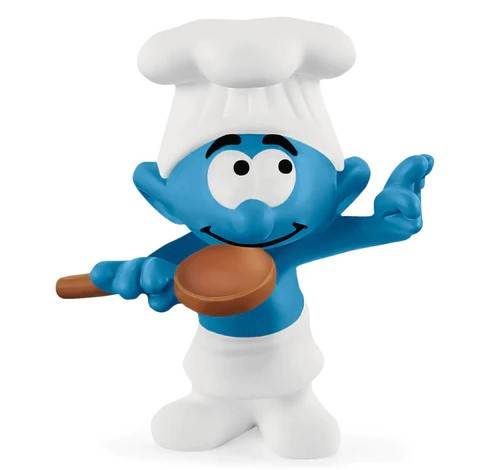 FIGURINE 3D STATUES SMURF COOK SCHLEICH SCH20831 DIE CAST MODEL