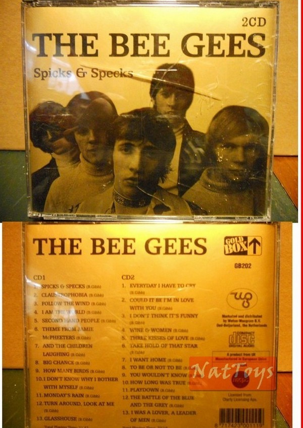 THE BEE GEES SPICKS &amp; SPECKS DOUBLE CD Original Used Audio CD