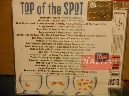 TOP OF THE SPOT 2007 GREAT HITS ADVERTISING New Original New Audio CD