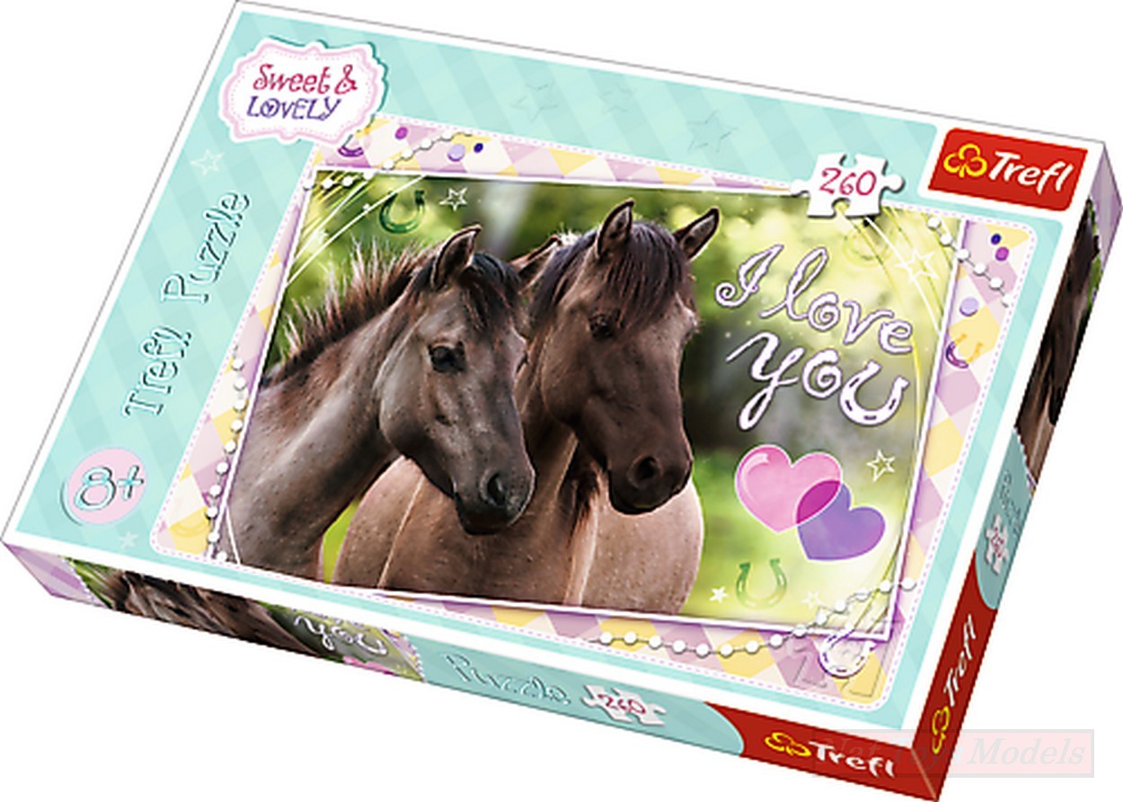 TRF13213 WE Love Horses PUZZLE 260 pieces