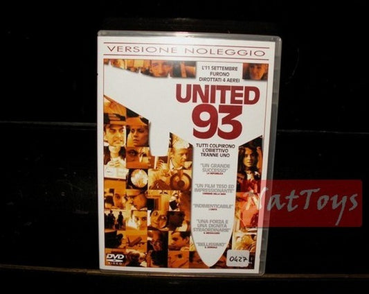 UNITED 93 - 11 SEPTEMBER Film DVD Original Video