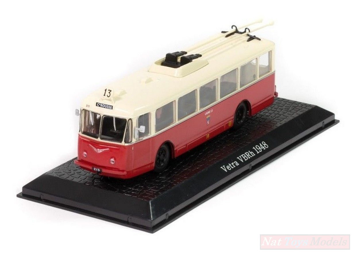 Vetra VBRH 1948 Classic Coaches Bus Collection 1:72 Atlas Model DIE CAST compatible with