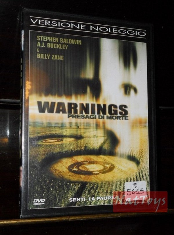 WARNINGS PRESAGI DI MORTE Film DVD Originale Video