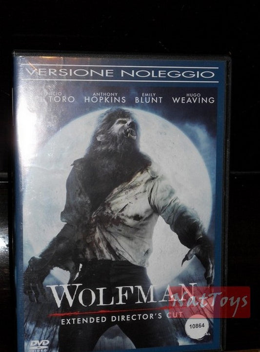 WOLFMAN EXTENDED DIRECTOR'S CUT Benicio Del Toro Film DVD Original Video